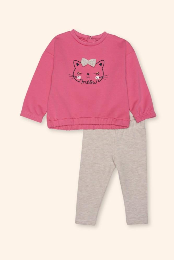 Conjunto Gatinha Rosa