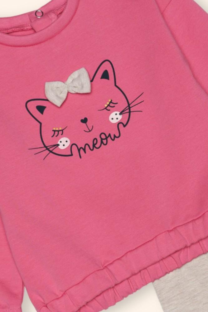 Conjunto Gatinha Rosa