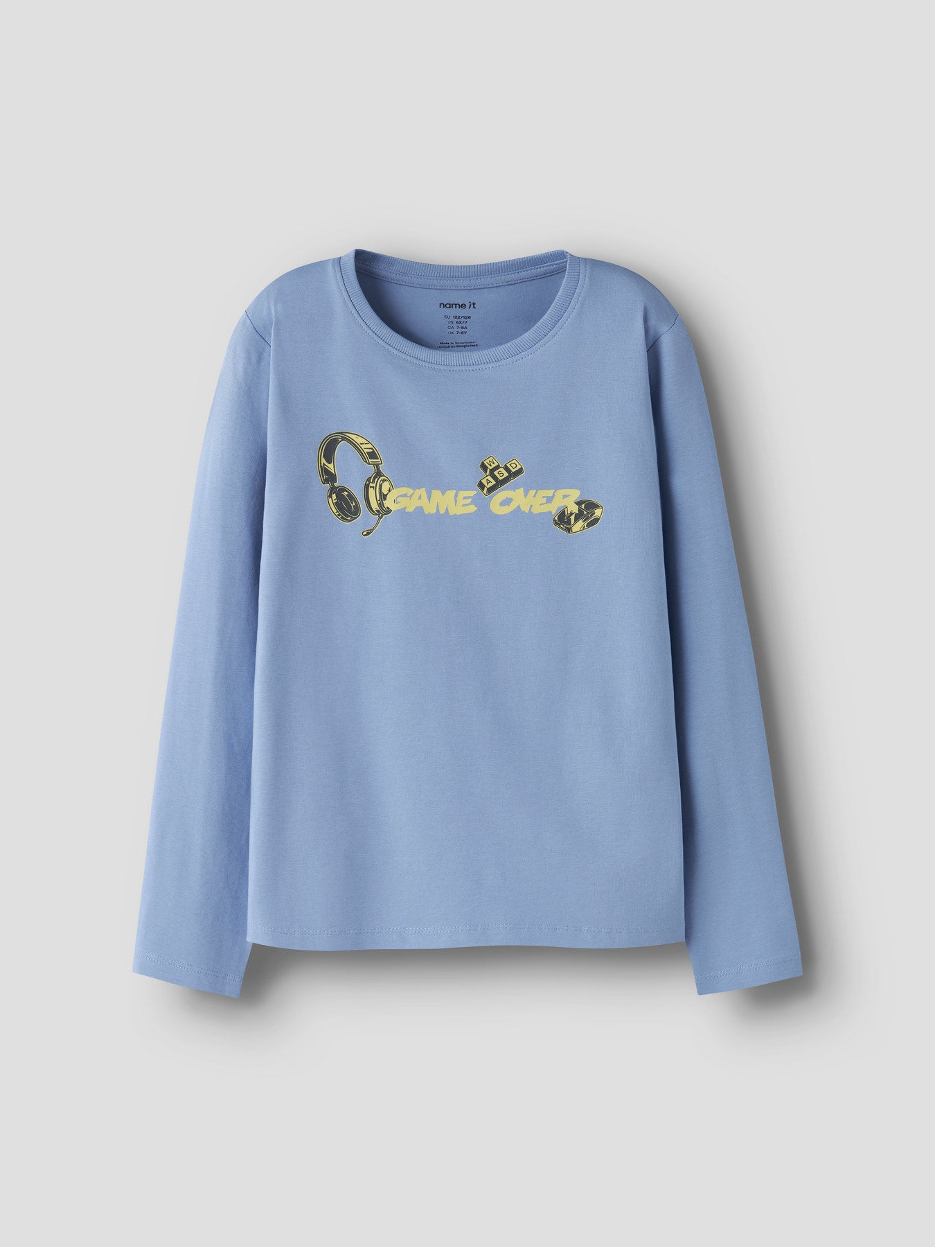 T-shirt Menino Manga Comprida Estampada