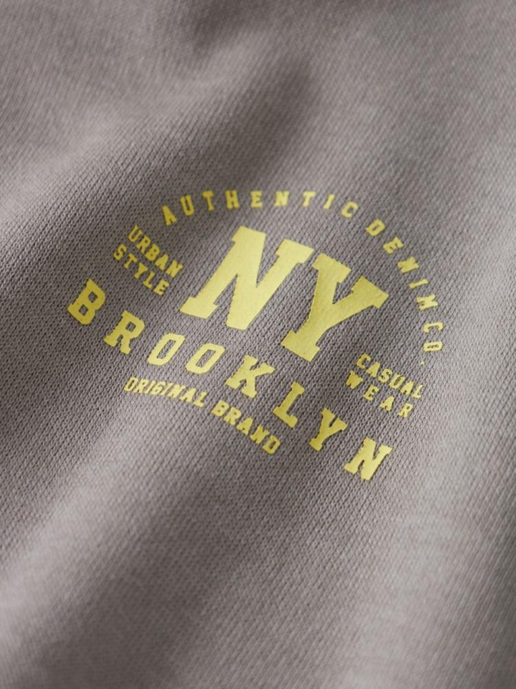Sweatshirt Menino com Capuz e Estampa