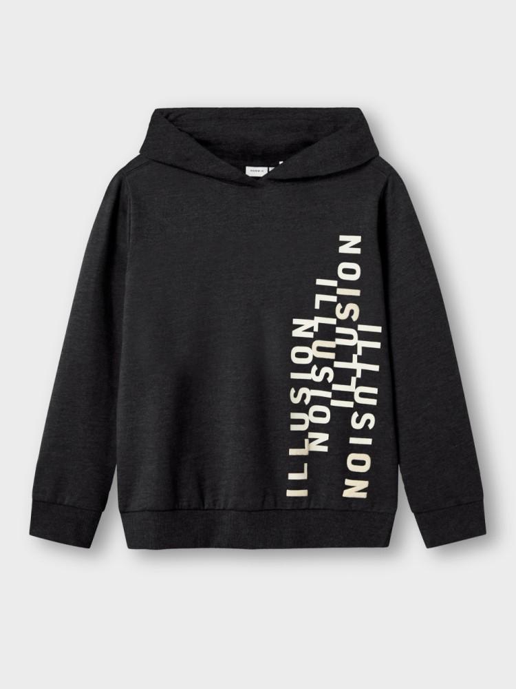 Sweatshirt Menino com Capuz e Estampa