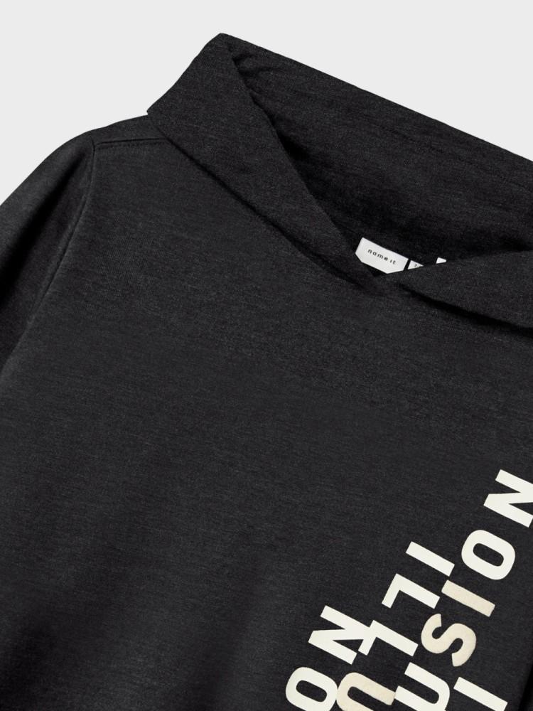Sweatshirt Menino com Capuz e Estampa