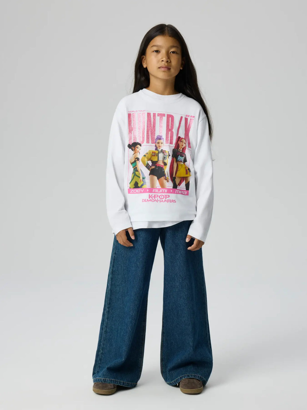 T-shirt Manga Comprida Menina K-Pop