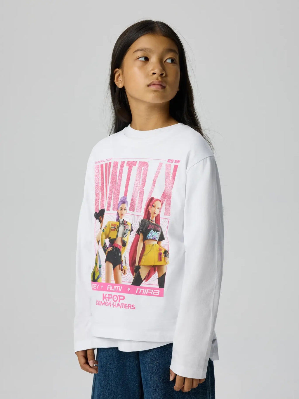 T-shirt Manga Comprida Menina K-Pop