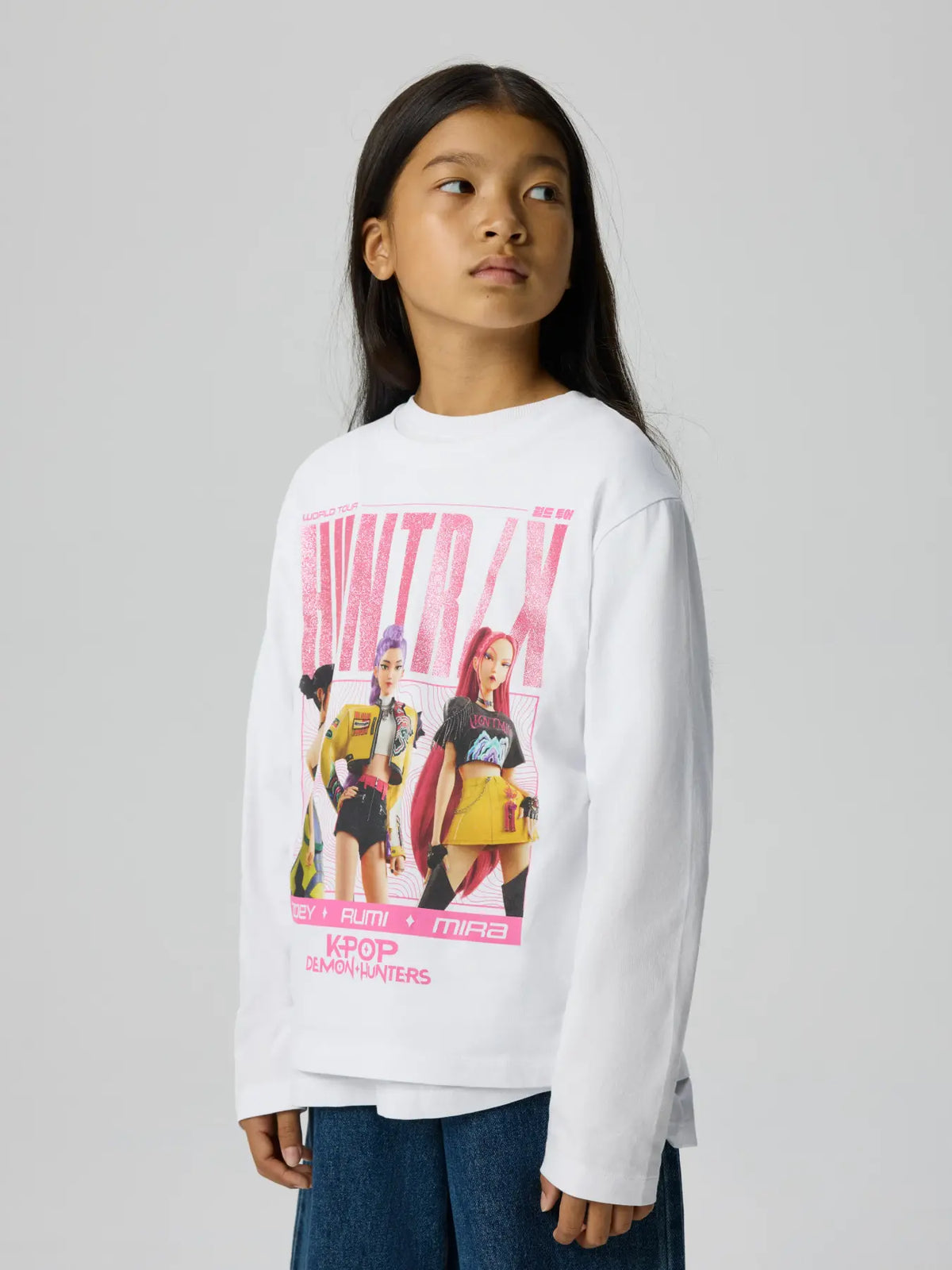T-shirt Manga Comprida Menina K-Pop
