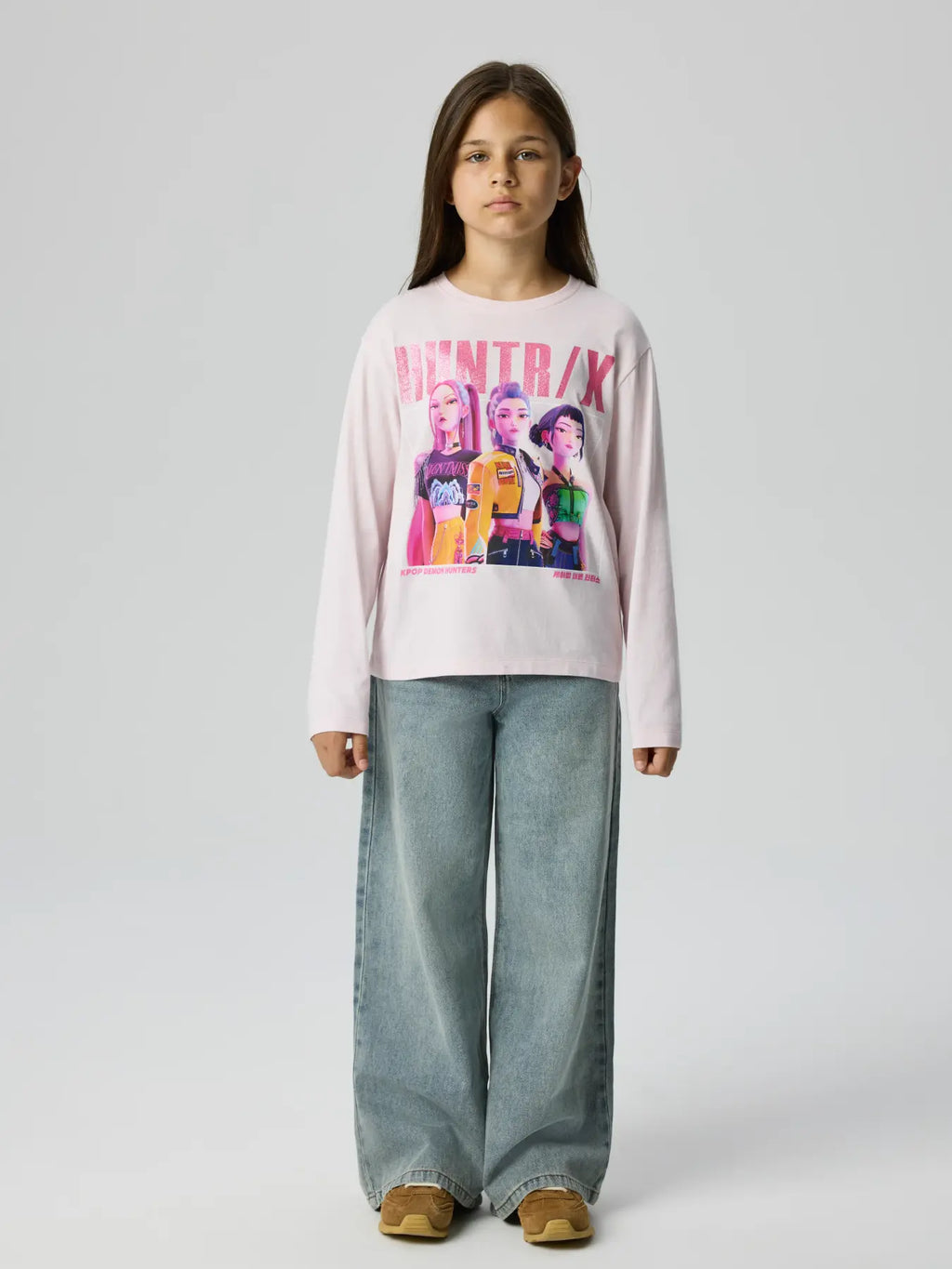 T-shirt Manga Comprida Menina K-Pop