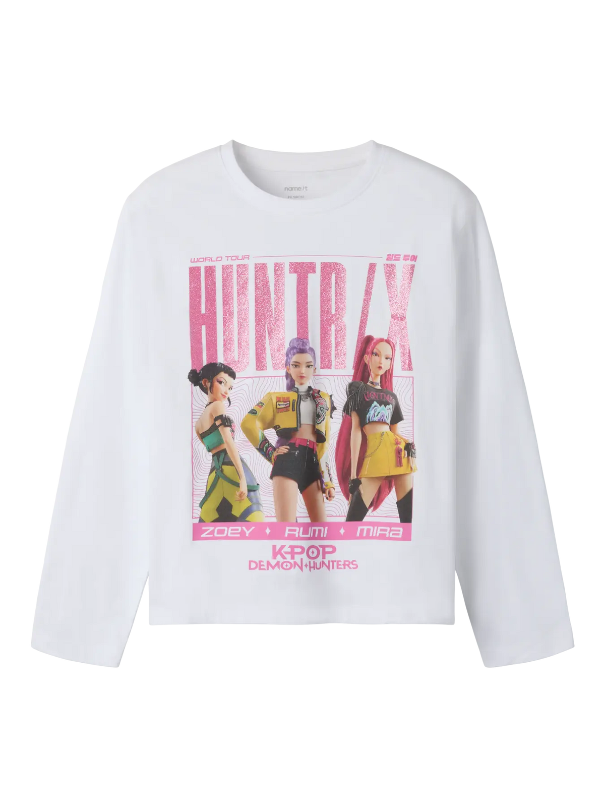 T-shirt Manga Comprida Menina K-Pop