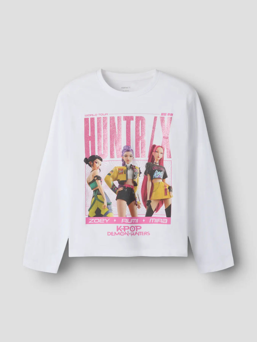 T-shirt Manga Comprida Menina K-Pop