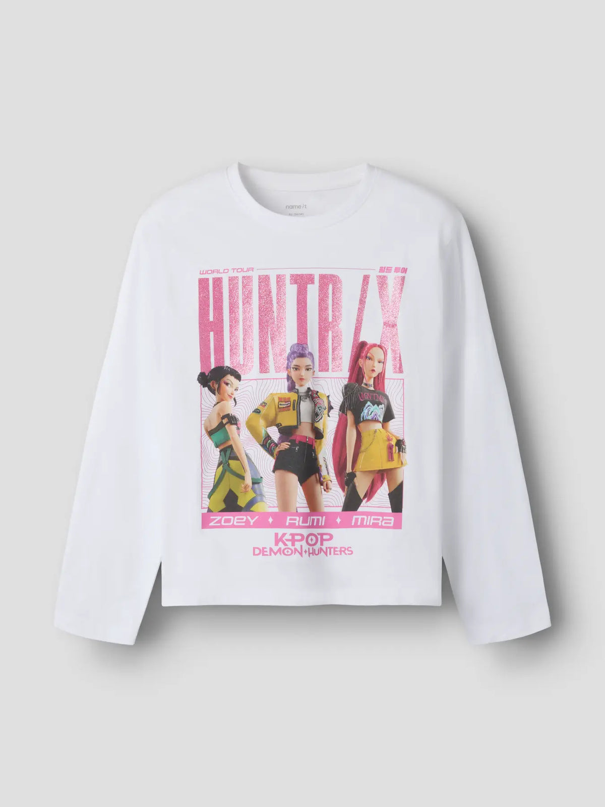 T-shirt Manga Comprida Menina K-Pop