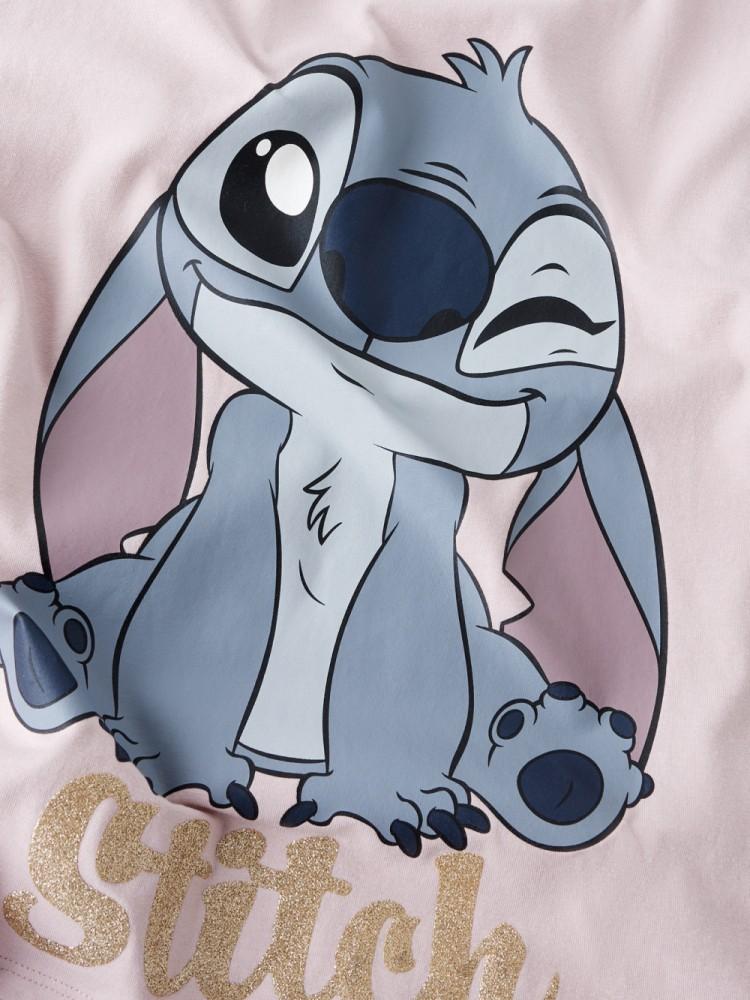 T. Shirt Rosa Stich Menina
