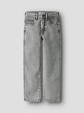 Jeans Menino Corte Loose Ganga Cinza