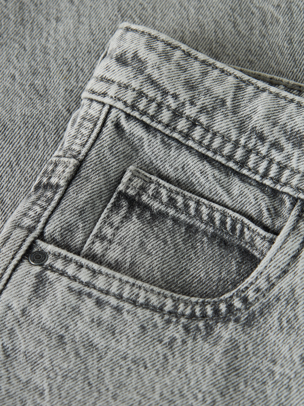 Jeans Menino Corte Loose Ganga Cinza