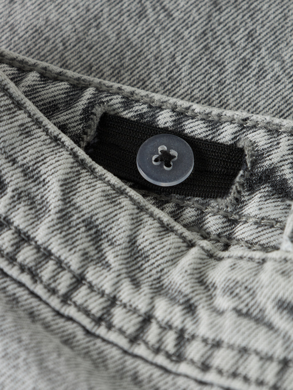 Jeans Menino Corte Loose Ganga Cinza