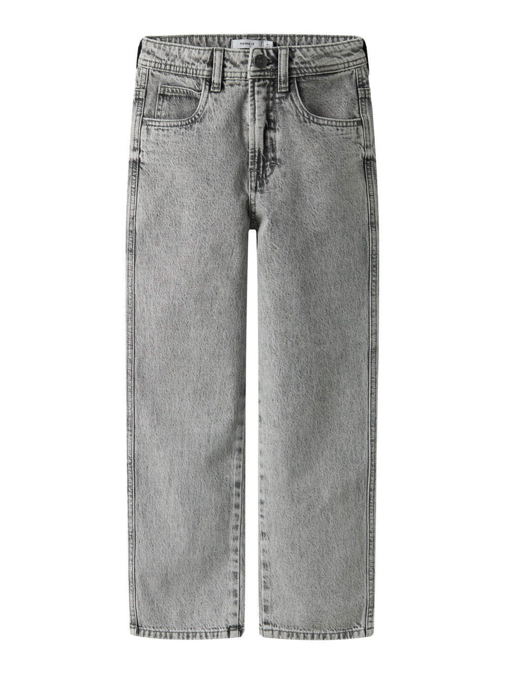 Jeans Menino Corte Loose Ganga Cinza
