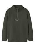 Sweatshirt Menino Gola com Fecho
