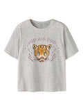 T-Shirt Menina Estampada Algodão