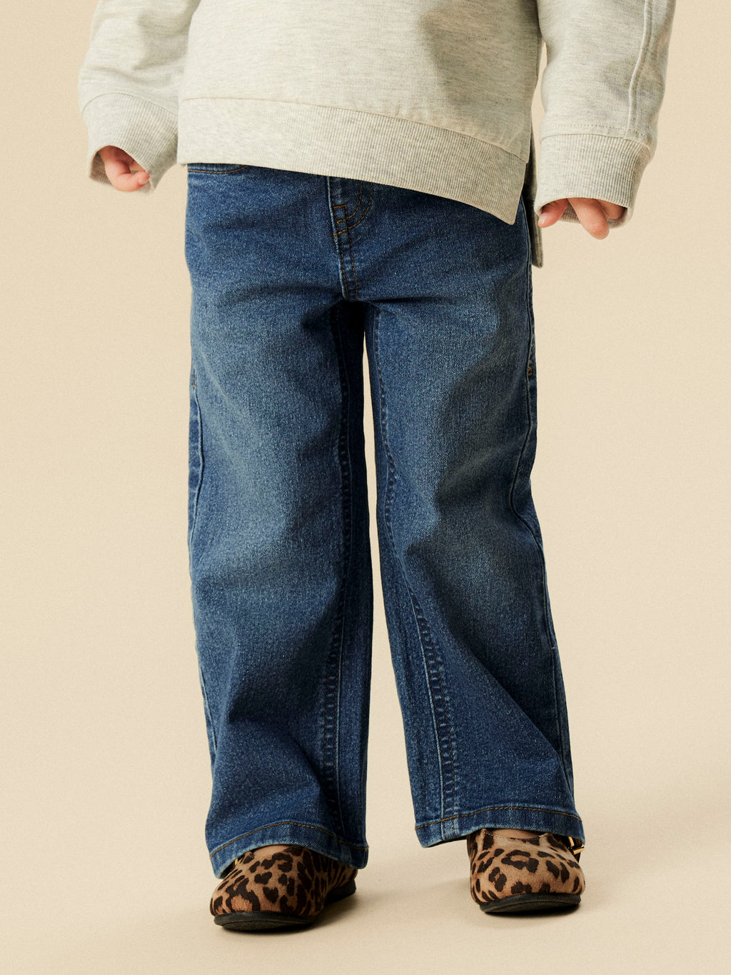 Jeans Menina Corte Largo