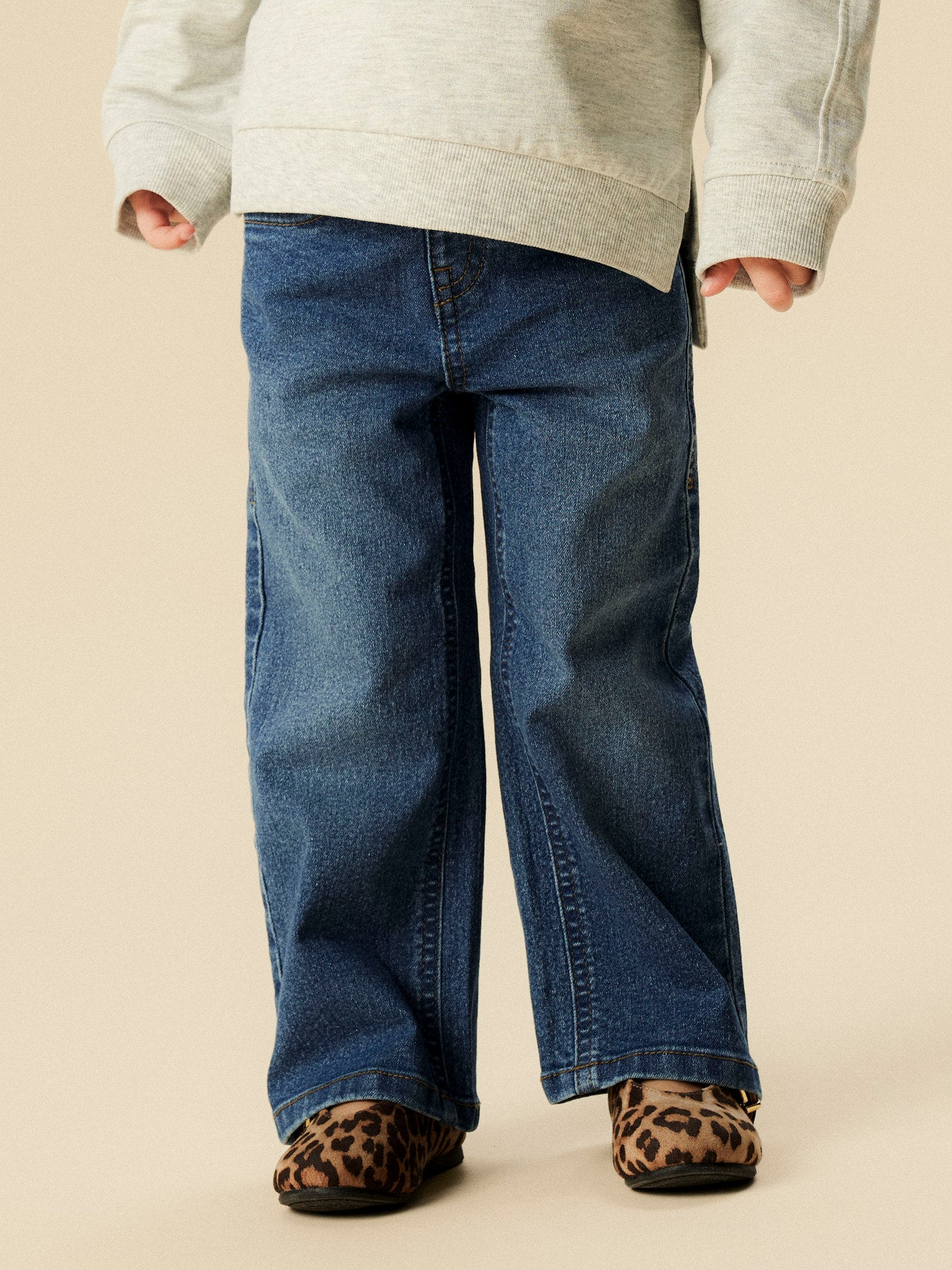 Jeans Menina Corte Largo