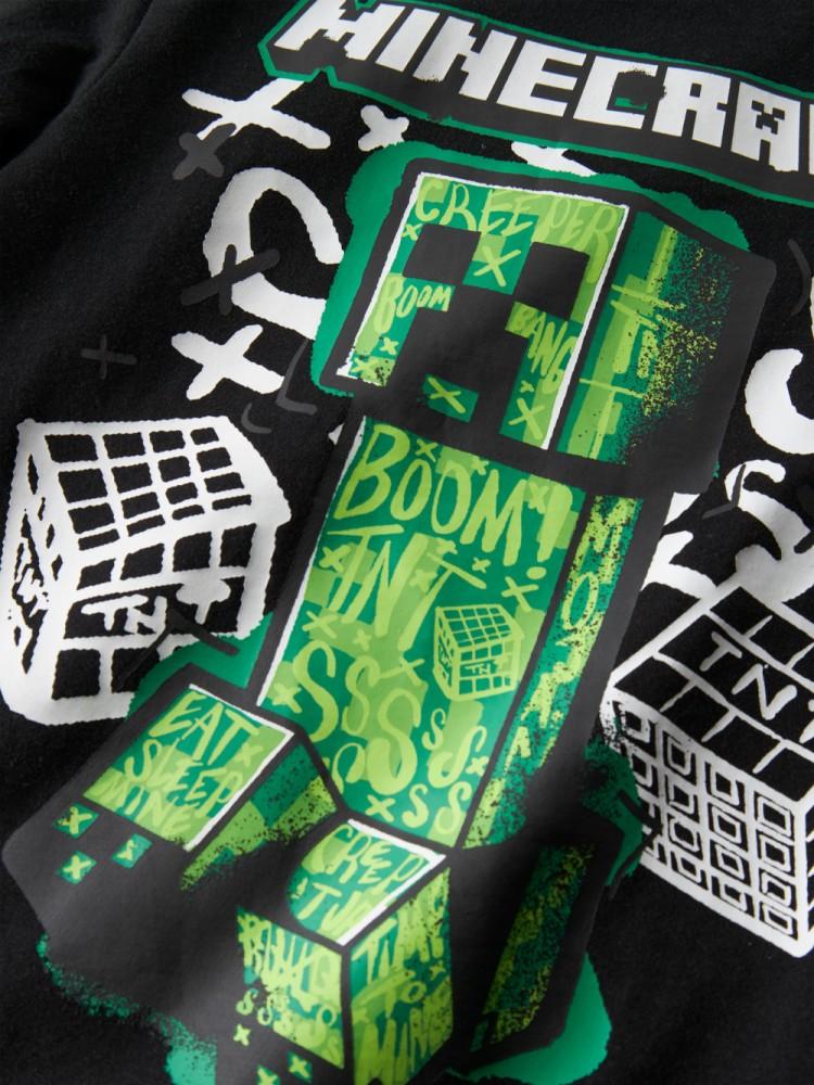 T-shirt Menino Minecraft Creeper