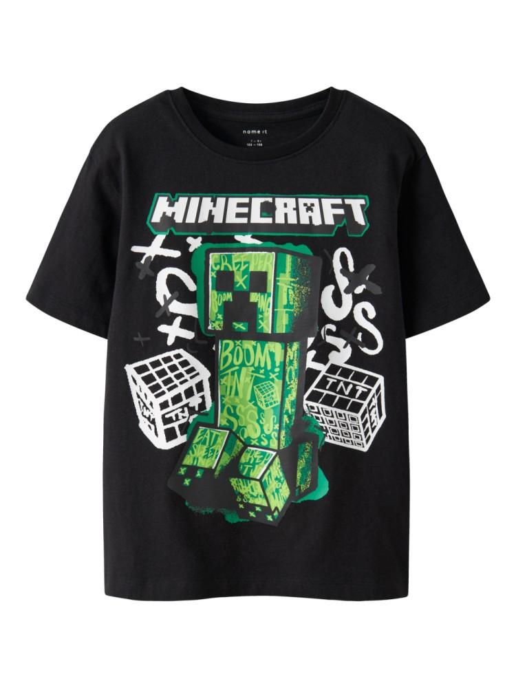 T-shirt Menino Minecraft Creeper