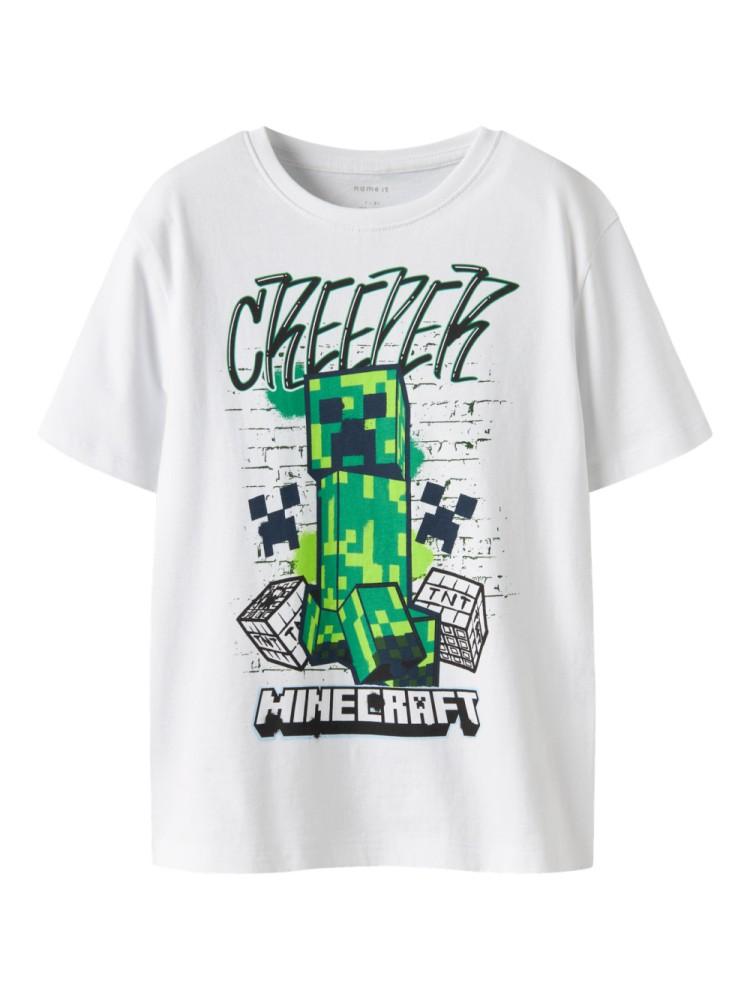 T-shirt Menino Minecraft Creeper