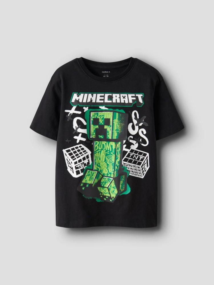 T-shirt Menino Minecraft Creeper