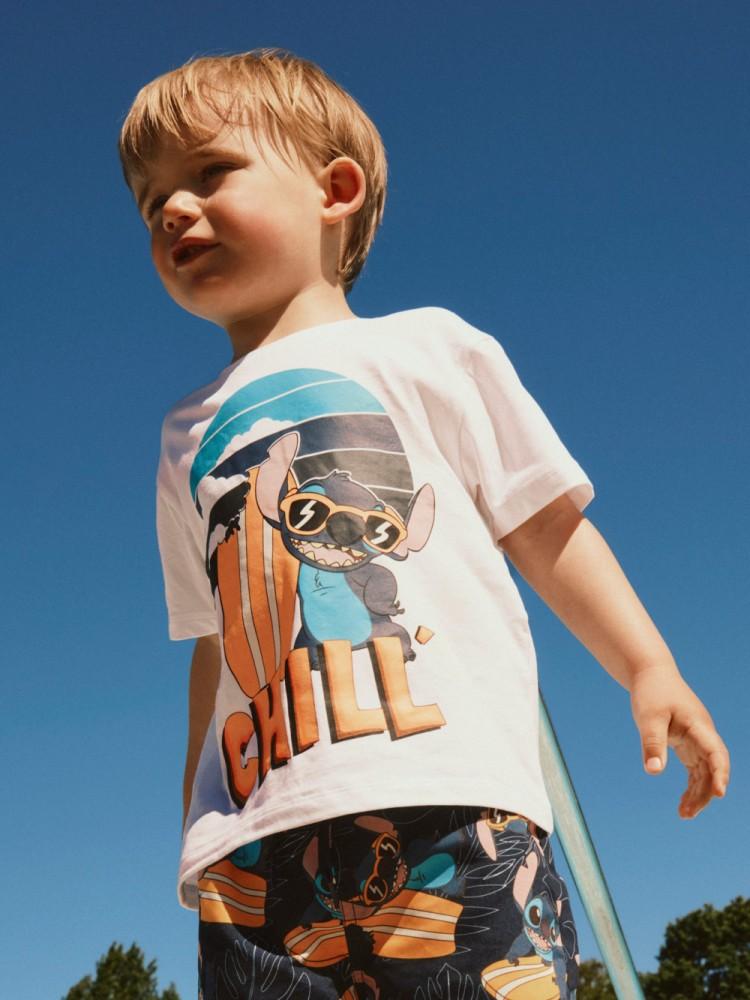 T-Shirt Menino Stitch Chill