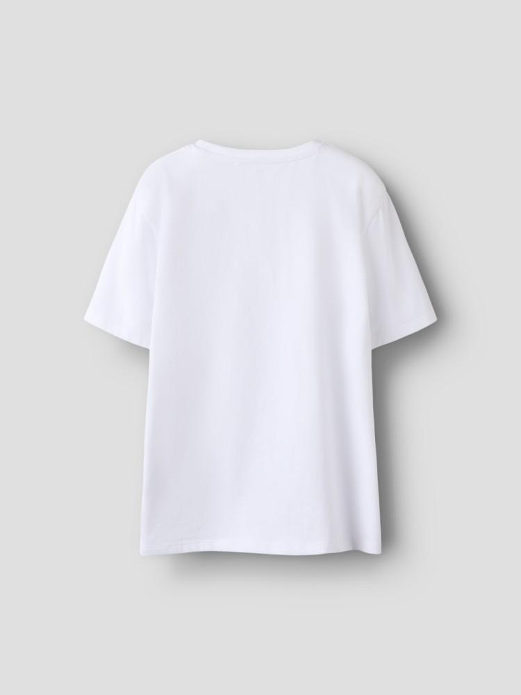 T-shirt Menino Minecraft Branca