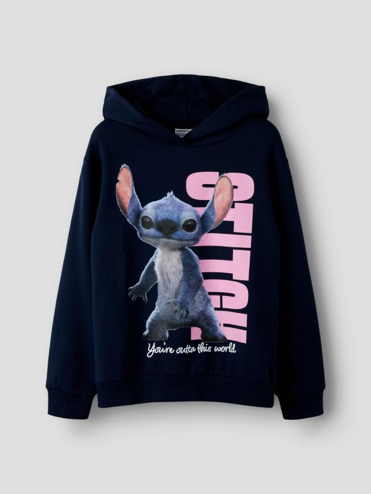 Sweatshirt Menina com Capuz Stitch Disney