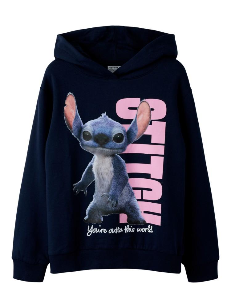 Sweatshirt Menina com Capuz Stitch Disney