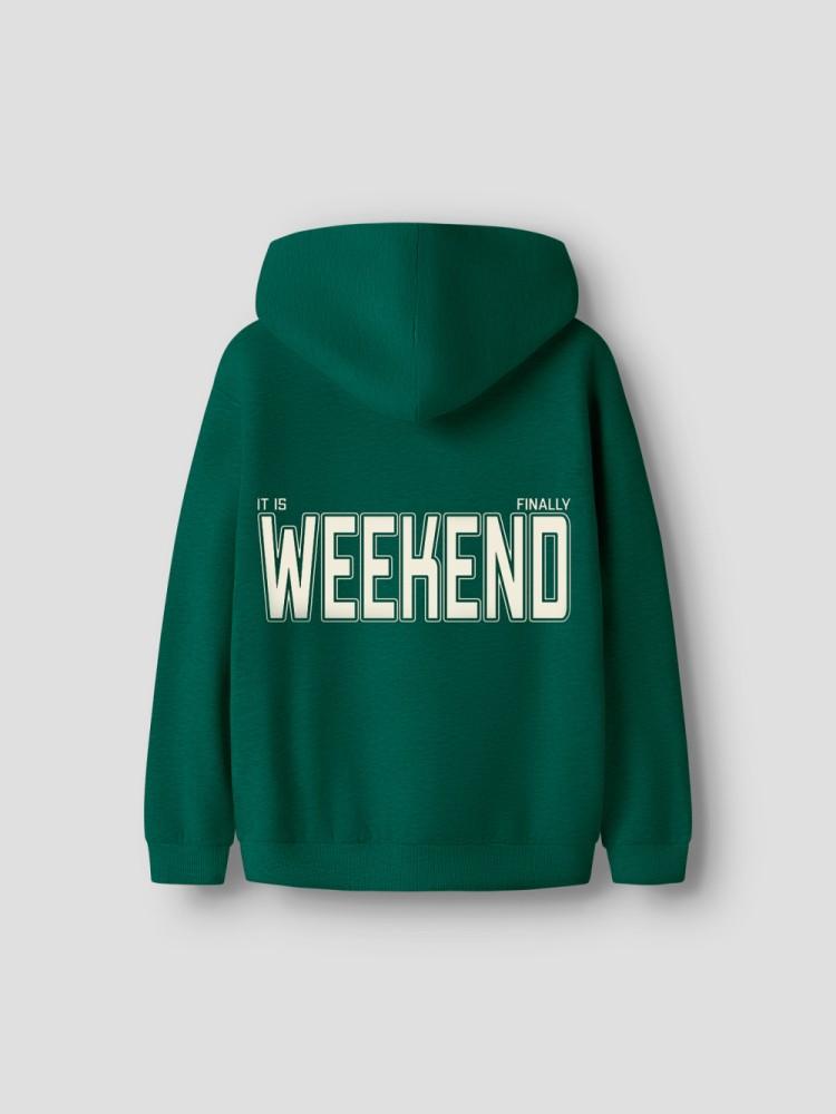 Sweatshirt com Capuz Cinzenta