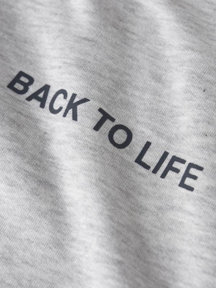 Sweatshirt com Capuz Cinzenta