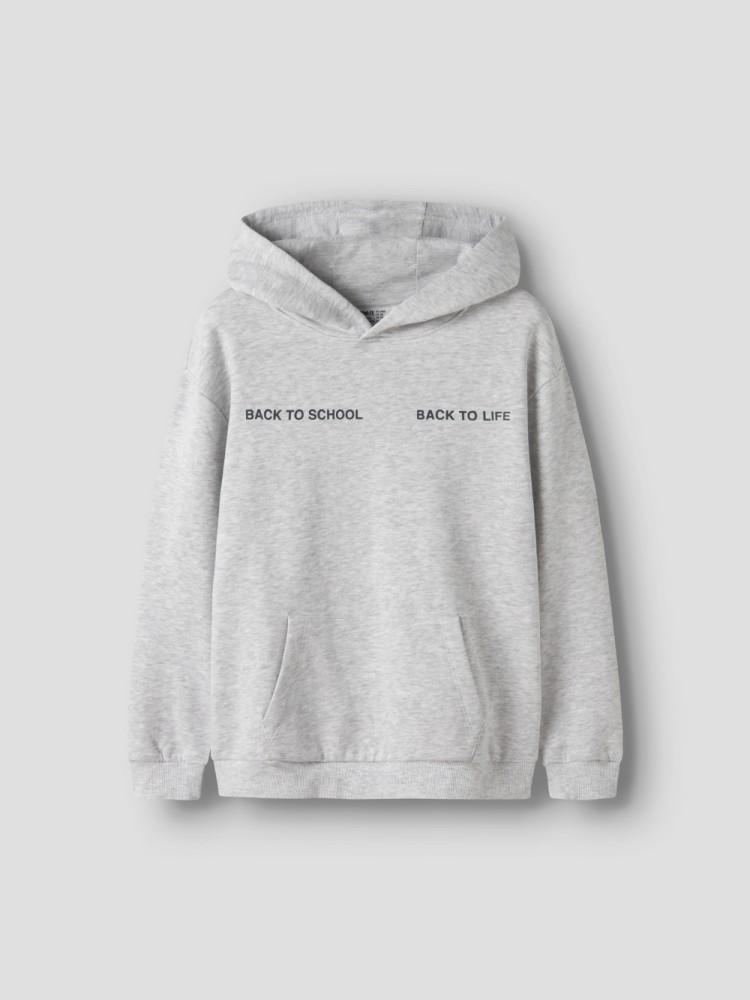 Sweatshirt com Capuz Cinzenta
