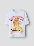 T-shirt Menina Capyvara Lemonade