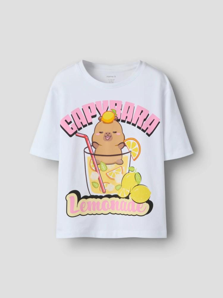 T-shirt Menina Capyvara Lemonade