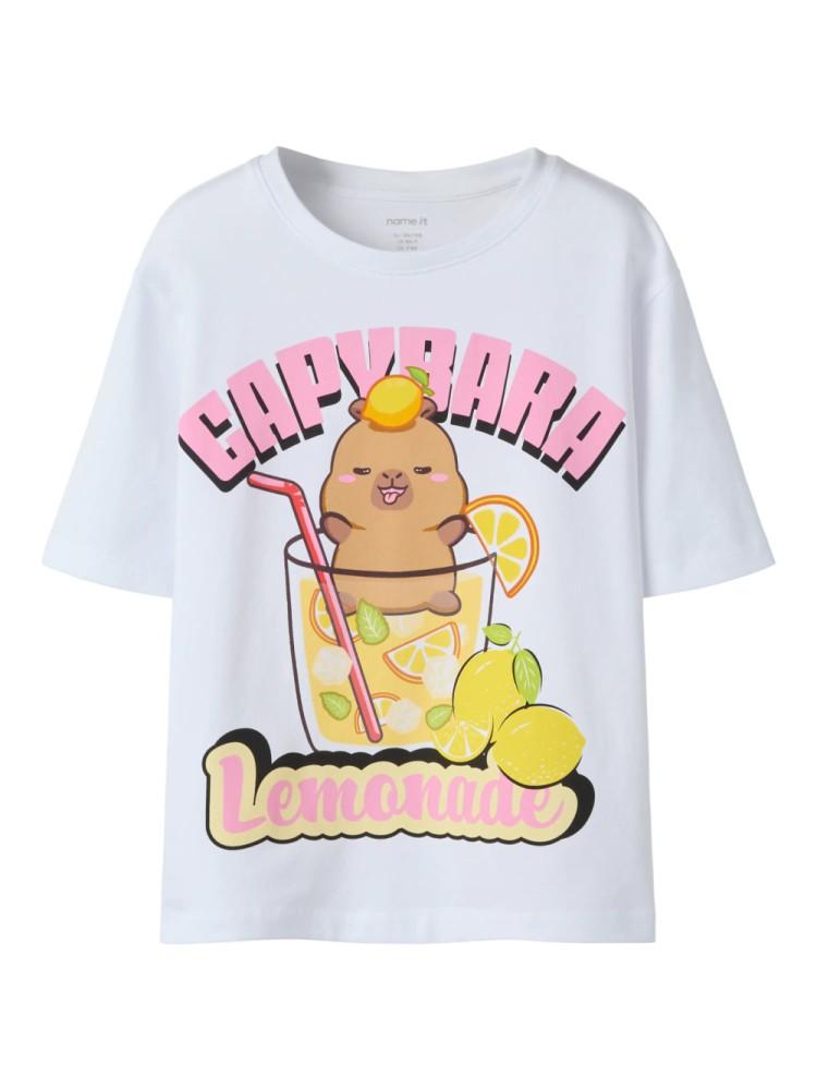 T-shirt Menina Capyvara Lemonade