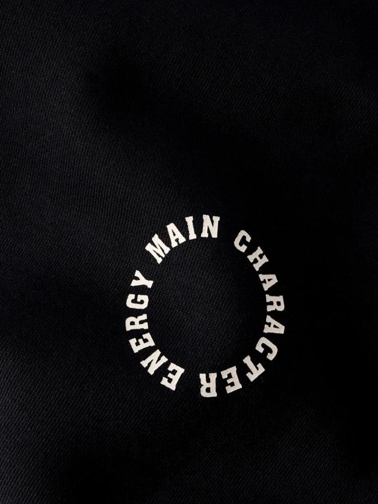 Sweatshirt Preta Minimal