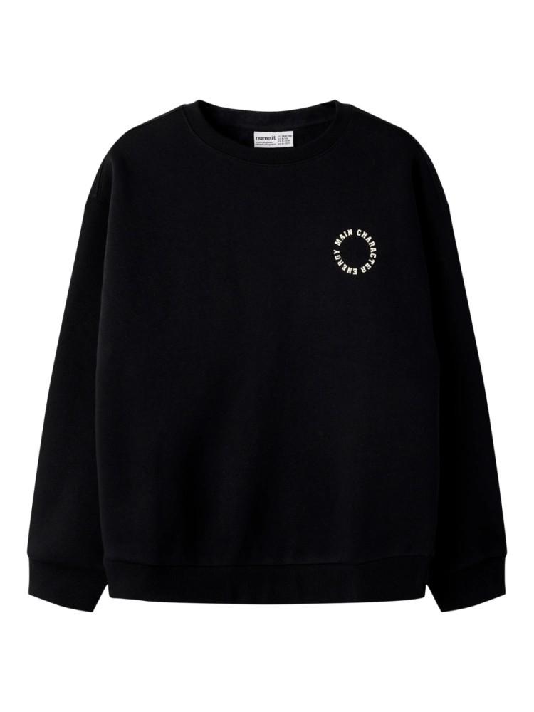 Sweatshirt Preta Minimal