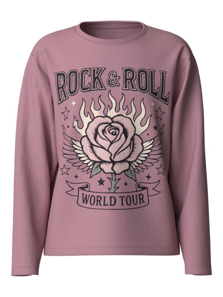 Sweatshirt Laço Manga Comprida Menina