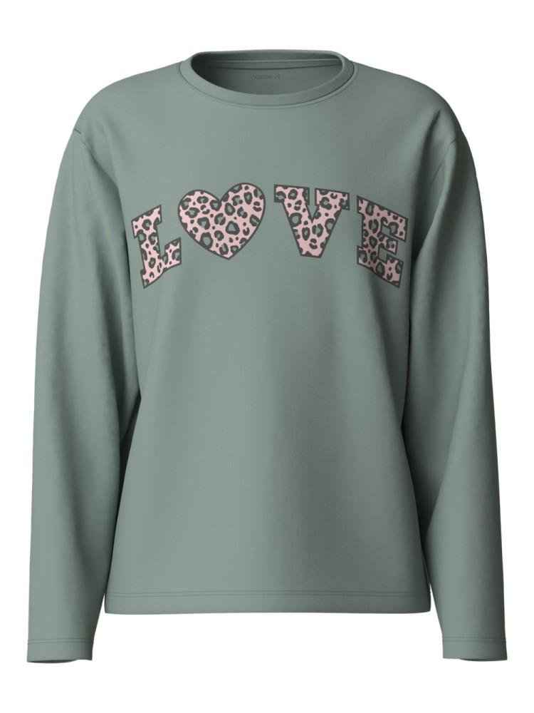 Sweatshirt Laço Manga Comprida Menina