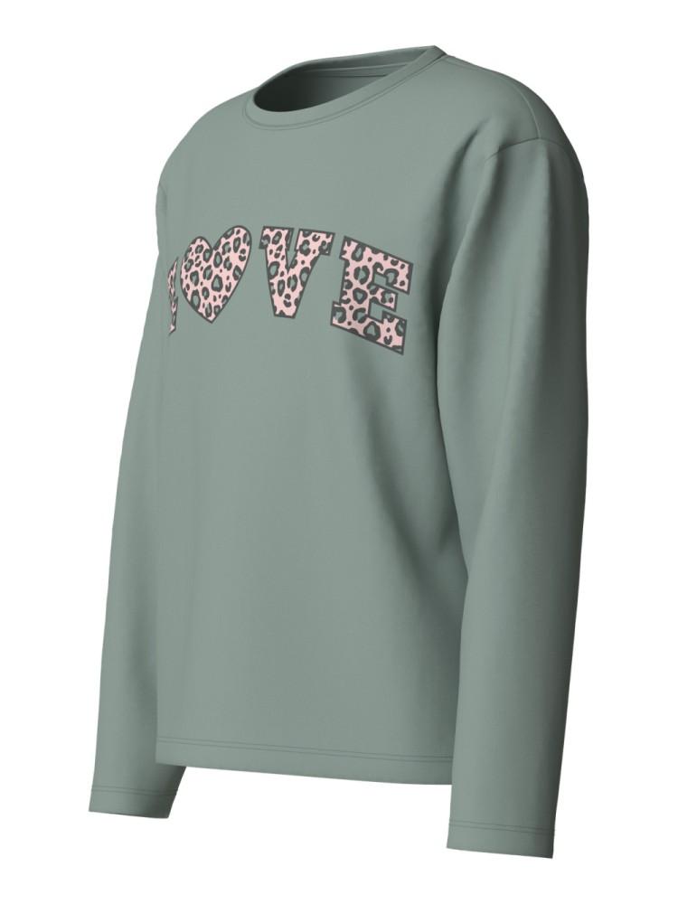 Sweatshirt Laço Manga Comprida Menina