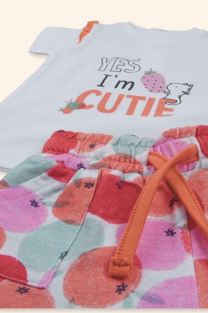 Conjunto Menina Frutinhas de Verão