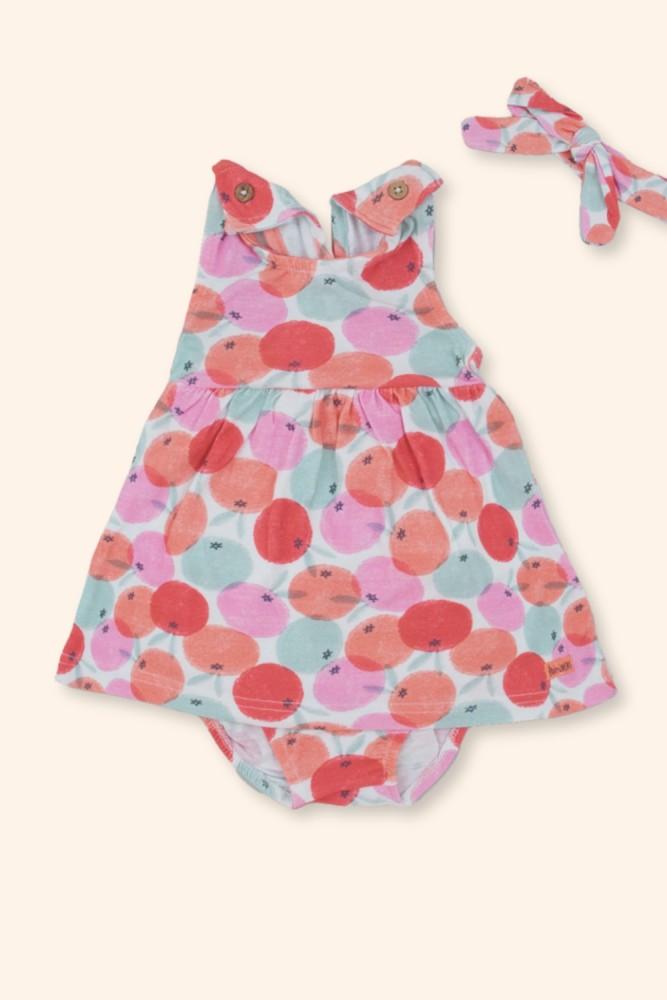 Vestido Menina Frutinhas de Verão