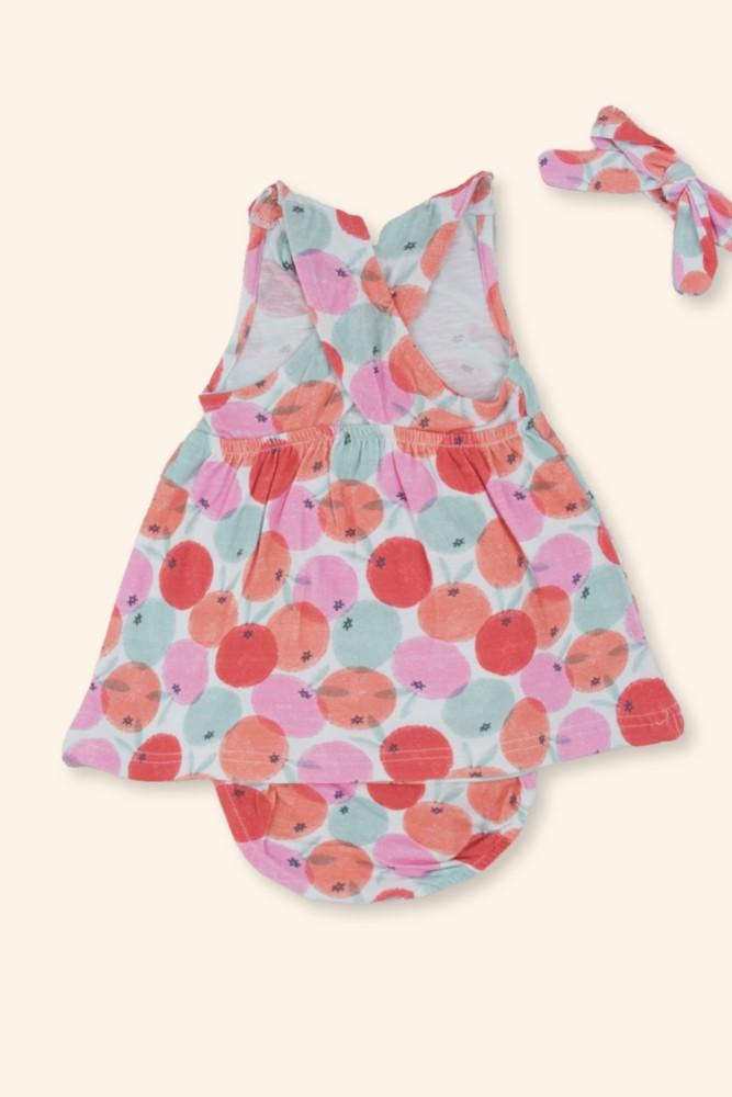 Vestido Menina Frutinhas de Verão