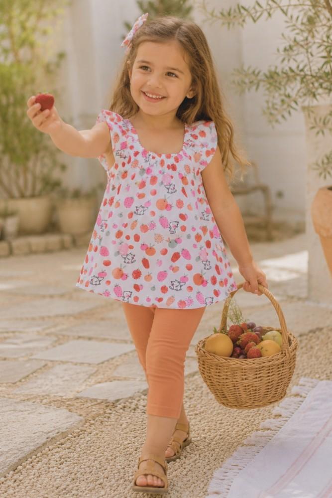 Conjunto Menina Salada de Frutas