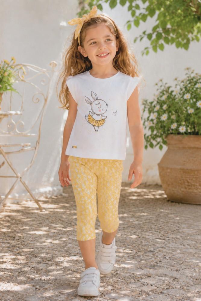 Conjunto Menina Bailerina Dourada