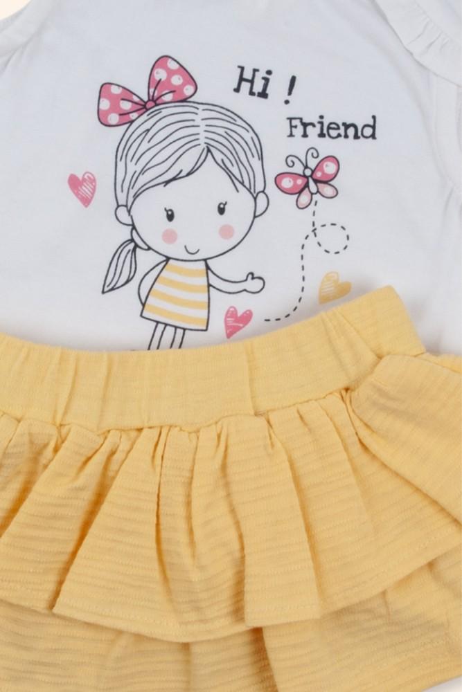 Conjunto Menina Borboleta Amiga