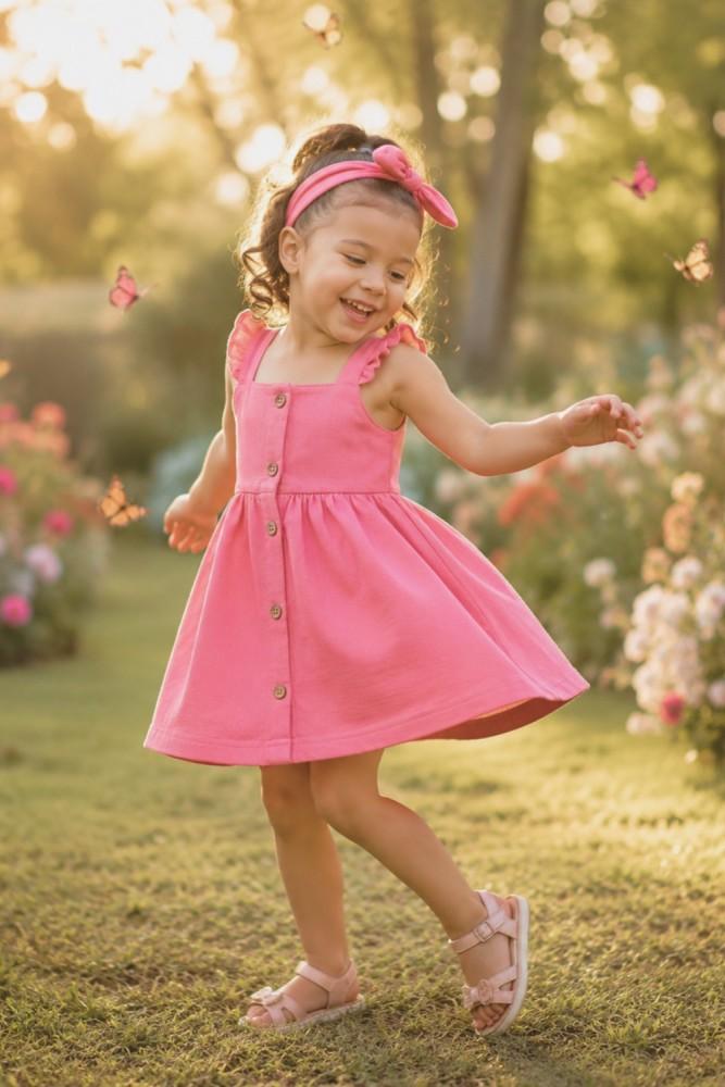 Vestido Menina Borboleta