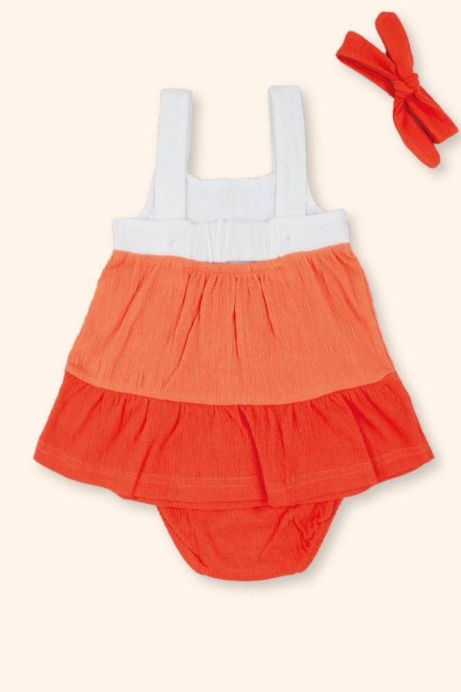 Vestido Menina Verão Coral