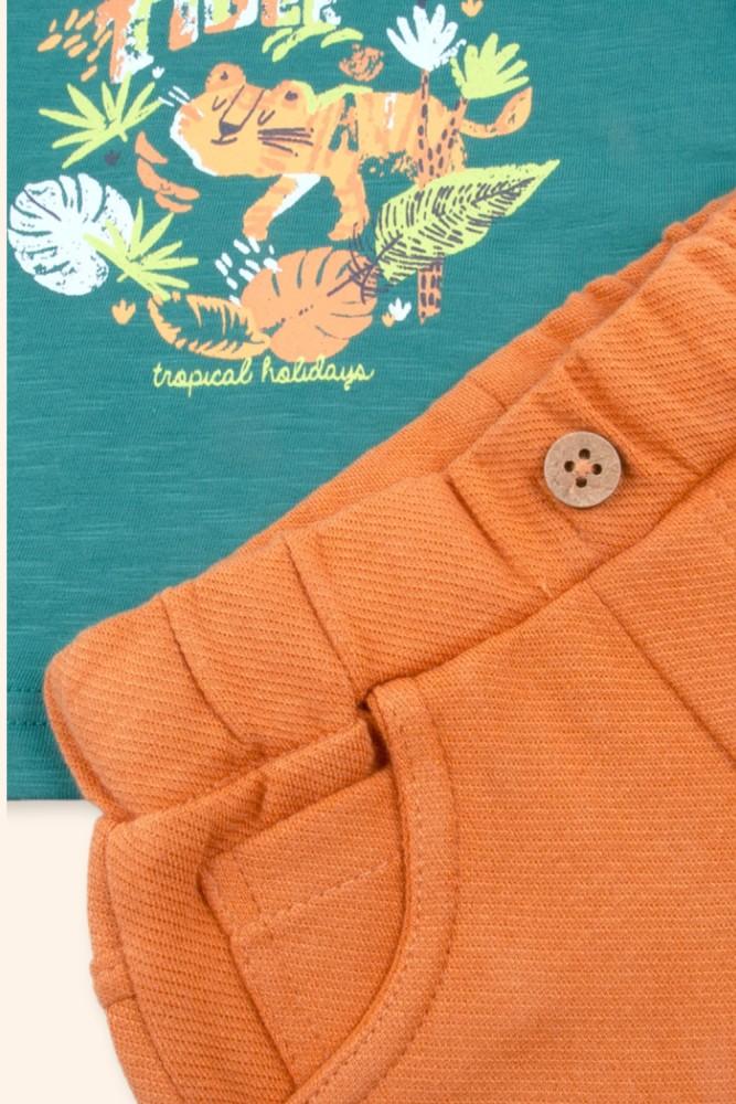 Conjunto Menino Tigre Selvagem